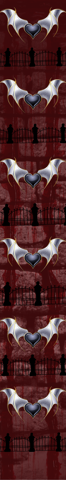 Bats n'Gates Sprayed Edge Premade